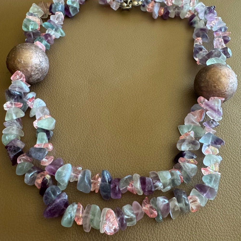Elegant Multicolor Gemstone Necklace